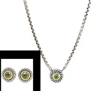 David Yurman Green Peridot Set.